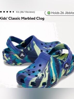 Crocs Kids' Classic Marbled Clog